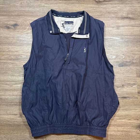 PGA Tour Other - PGA‎ Tour Men's Navy and Blue Gilet